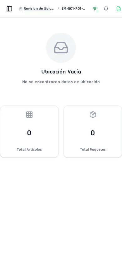 Resultado de ubicación vacía